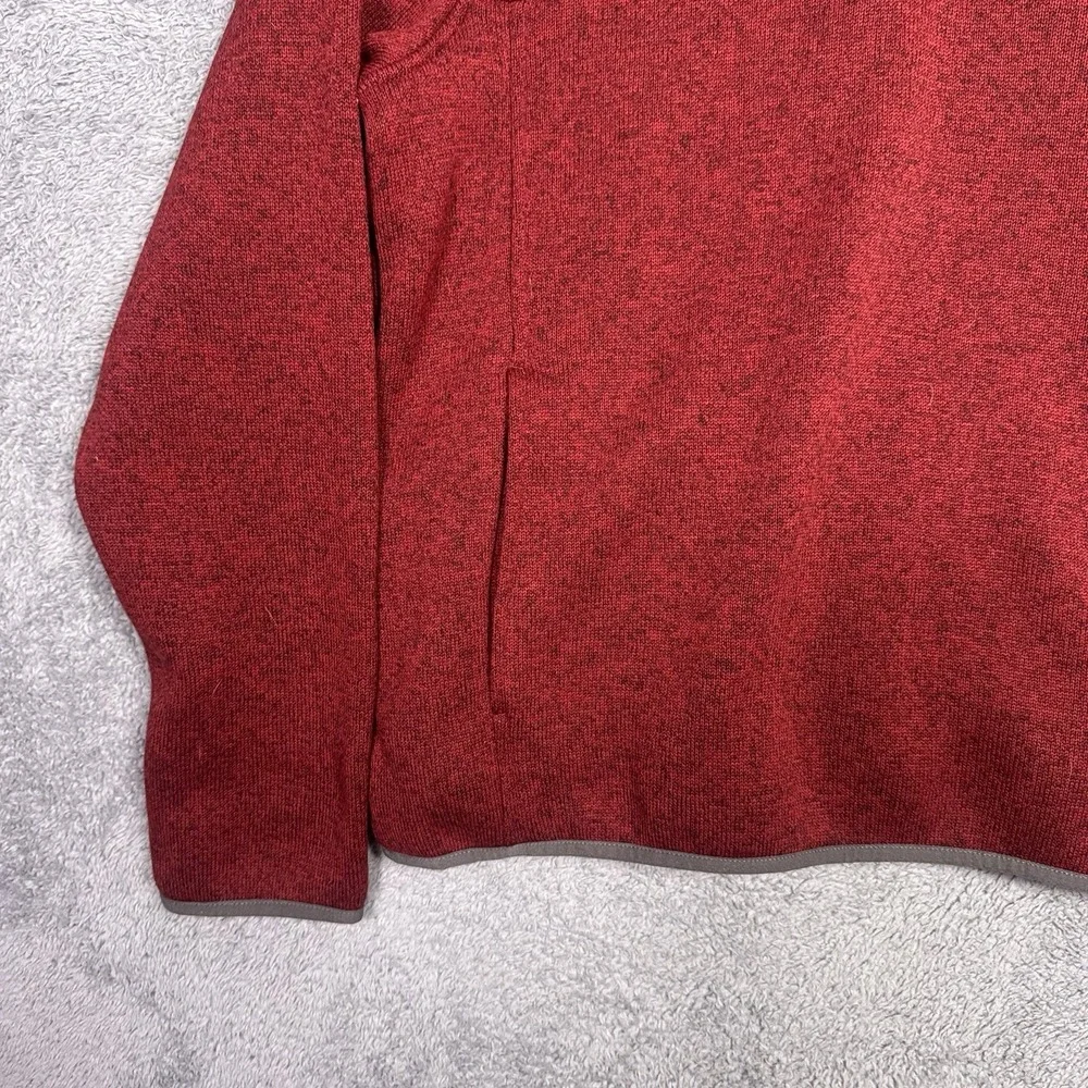 LL Bean Jacket Mens M Reg Sweater Fleece Snap T Pullover Slightly Fitted 298050